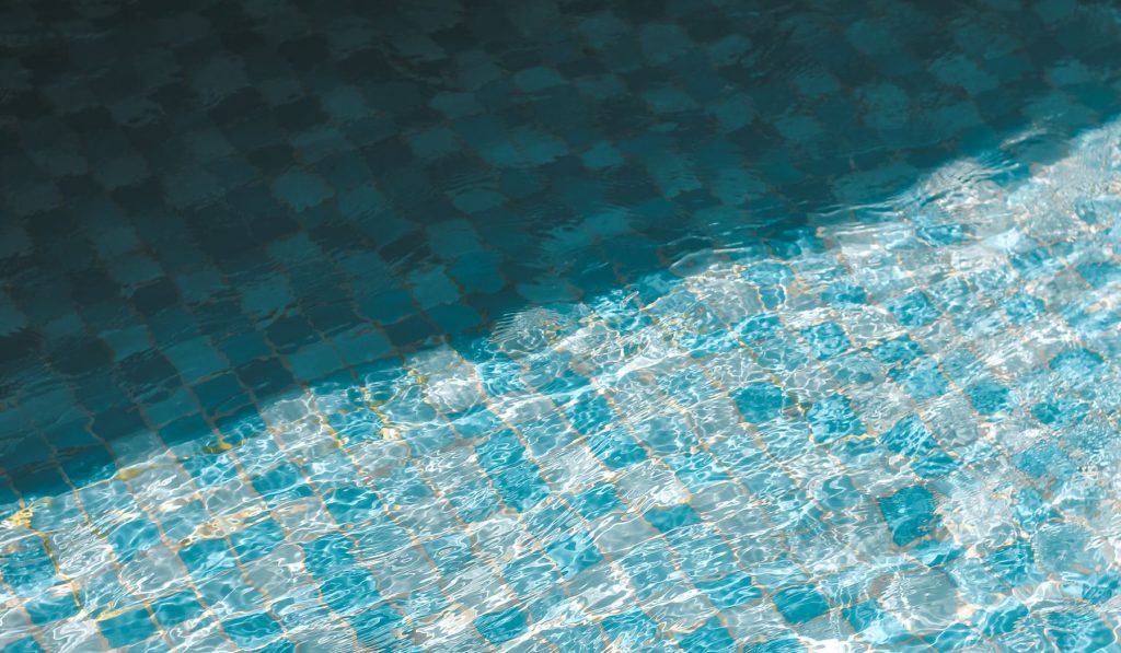 Crystal clear pool water after professional water testing